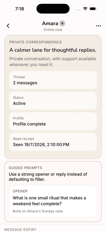 Chat screen